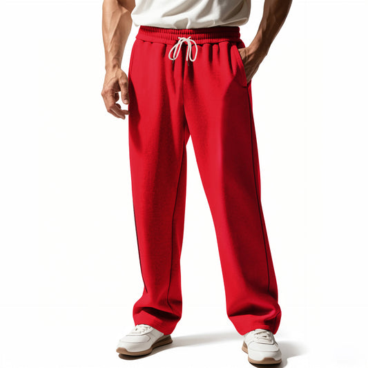 Men's Wear-resistant Heavy Terry Loose Sports Casual Pants