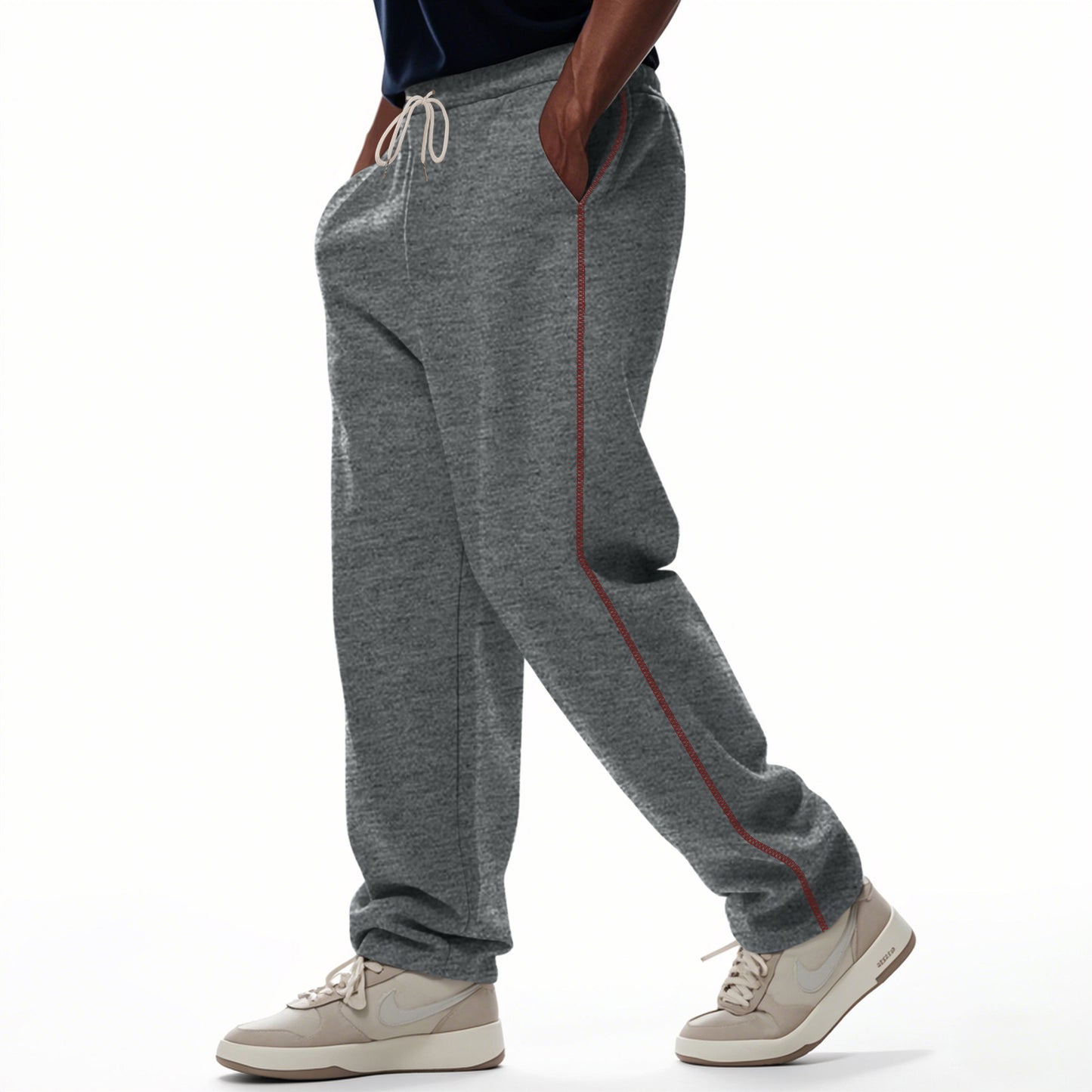 Men's Wear-resistant Heavy Terry Loose Sports Casual Pants