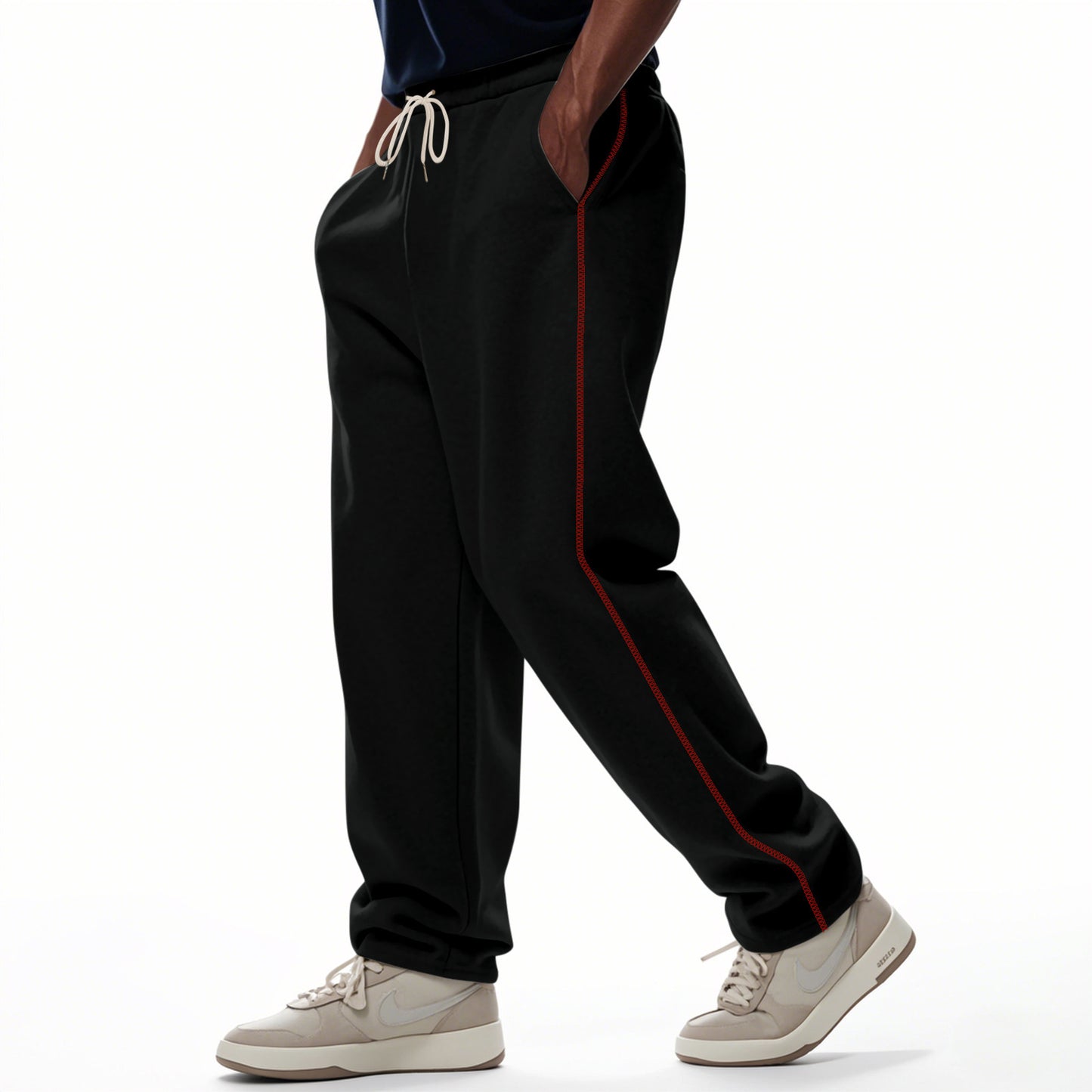 Men's Wear-resistant Heavy Terry Loose Sports Casual Pants