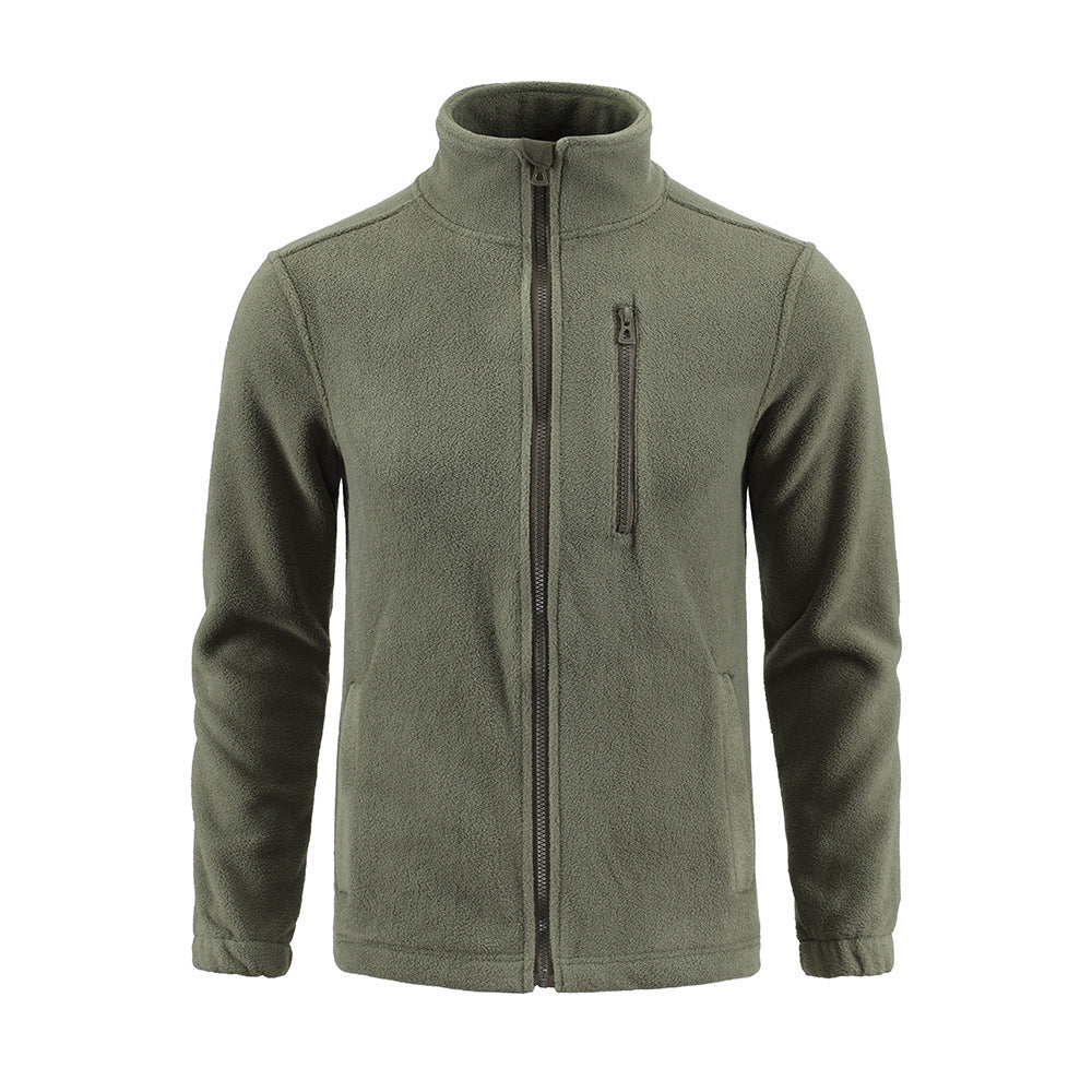 Camouflage Fleece Double-sided Polar Fleece Cardigan