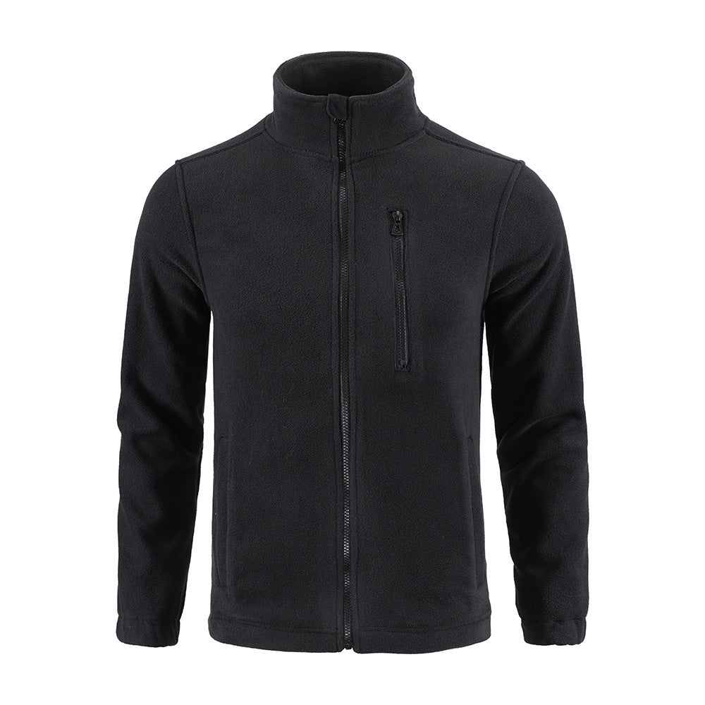 Camouflage Fleece Double-sided Polar Fleece Cardigan