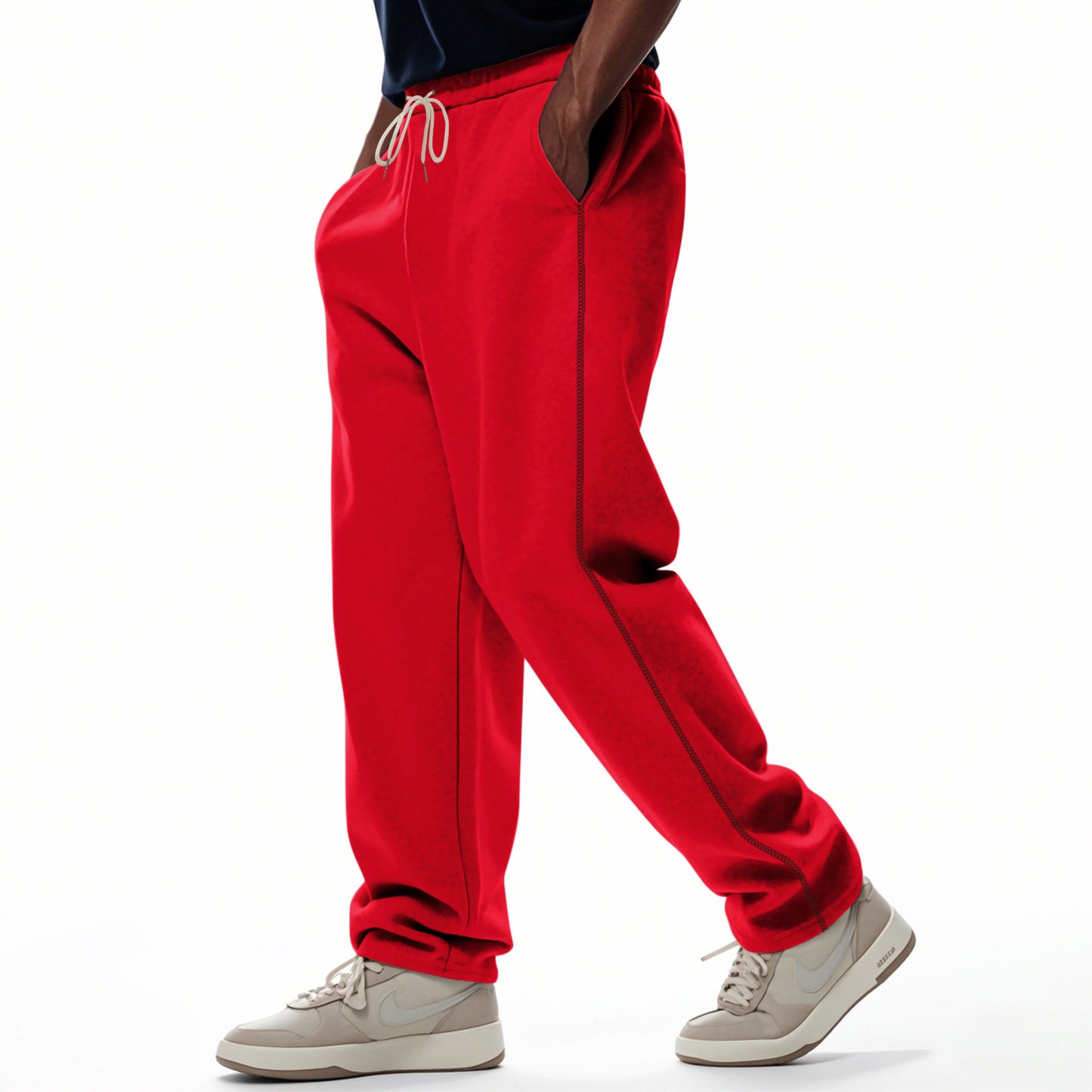 Men's Wear-resistant Heavy Terry Loose Sports Casual Pants